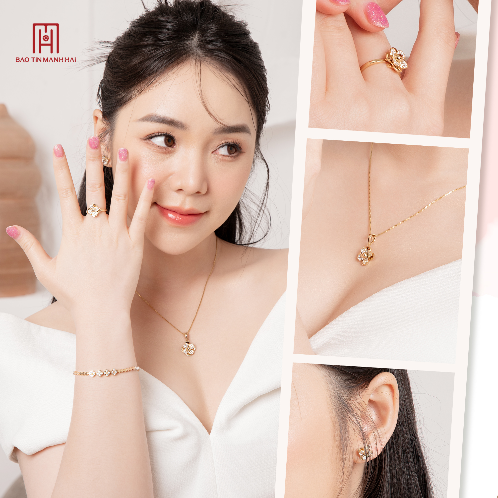 Bí quyết phối trang sức cùng phụ kiện khác